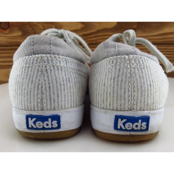 Keds Size 7 Sneaker Gray‎ Fabric Medium Lace Up Women - Picture 7 of 11